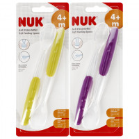NUK М'яка ложка для годування 4м+ Color Mix 10255065