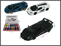 Металевий легковий автомобіль 13cm Lamborghini HXKT267