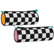 Пенал Tube 1castle White Checkerboard STARPAK 527249