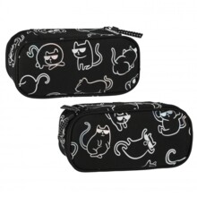 Пенал Овальний мішечок 1zipper Cat holo STARPAK 527254
