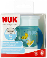 NUK Кружка 160 мл 6м+ Міні Чарівна чашка синя 10751278