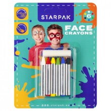 Живопис обличчя Олівці 6 Кольори STARPAK 528375