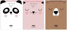 Блокнот формату А4 32 картки в клітинку BB Friends Girls Interprint