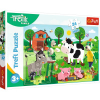 Головоломка 24 штуки Maxi Trefliki на Village TREFL 14361 TREF