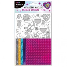 МЕТАЛЕВІ НАКЛЕЙКИ KIDEA FAIRY CREATIVE SET