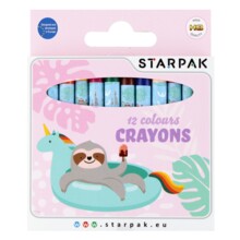 Воскові олівці 12 кольорів Koala STARPAK 536294