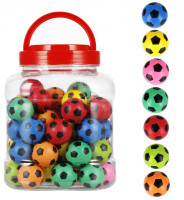 Гумовий м'яч 3см 60pcs МЕГА КРЕАТИВ Футбол 536518
