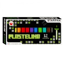 Пластилін 12 кольорів Піксельна гра STARPAK 536885