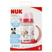 NUK 150 мл 6м+ флакон з ручкою Перший Мікі червоний 10215336