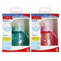 NUK 150 мл флакон 6-18м з ручкою Перша ніч суміш 10743998