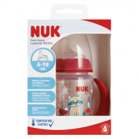 NUK Пляшка 150 мл 6м+ з ручкою Перший червоний 10215335