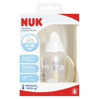 NUK Пляшка 150 мл 6м+ з першою ручкою білий 10215335