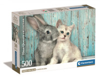 Клементоні 500el HQC Cat&amp;Bunny 35539 Головоломка CLEM