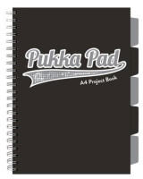 Kołosezyt A4 100 аркушів чорний і попелястий чек PUKKA 3101BK-WPC