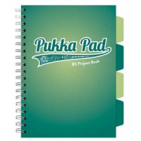 Б5 блокнот 100 аркушів бірюзовий чек PUKKA 3103DL-WPC