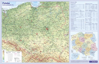 СУБКЛАД ДЛЯ ПИСЬМОВОГО СТОЛУ PP 365X550 КАРТА FIZ POLSKI WB