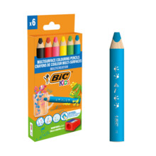 Олівці 6kol/110 + BIC 515220 точилка для олівців