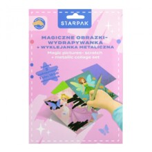 Креативний набір скребка з металевим форзацем STARPAK 549167