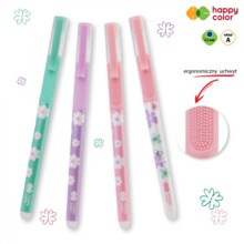 0.5mm Квітка синій Щасливий колір A'12 GDD HA412001PF Закриття Wipe Pen