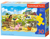 Пазл 30 ель. Тварини на фермі CASTORLAND B-03815
