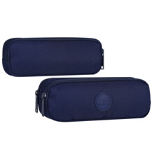 Пенал Овальний мішечок 2 замки Clio RPET Blue ColPack PATIO F069638