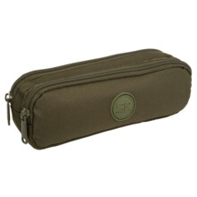 Пенал Овальний мішечок 2 блискавки Clio RPET Olive CoolPack PATIO F069640