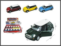 Металевий легковий автомобіль 13cm Mini Cooper S HXKT282