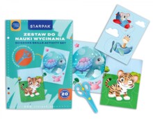 Креативний набір для навчання вирізання А4 ножицями Animals STARPAK 552509