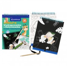 Тварини STARPAK Creative Scratchpad Set with Coloring Book 552511