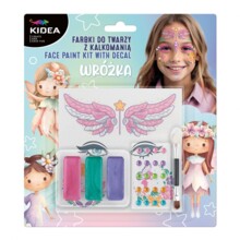 3kol фарби для обличчя + аксесуари Kidea Fairy DERFORM FDTDKWKA