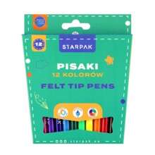 12 кольорових ручок STARPAK 569659