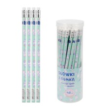 Олівець з гумкою HB Bubble Tea tube A'48 STARPAK 559680