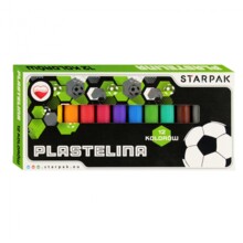 Пластилін 12 кольорів Football2 STARPAK 560306