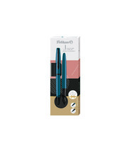 PELIKAN JAZZ NOBLE ELEGANCE AQUA Set: Fountain Pen + Pen