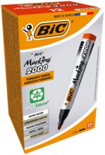 Постійний маркер BiC Marking 2000 Червона кругла коробка з 12 наконечниками