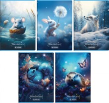 Ноутбук HERLITZ Wonderland A5 32K з полем