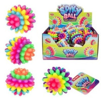 FUN – Sensory Ball „Spiked” – 7, 5 см, 3 візерунки дисплея 24 шт