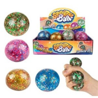 FUN Anti-Stress Ball – Night with Glitter Gel 6 cm (4 дизайни)