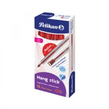 ПЕЛІКАН HANG STICK ручка червоний дисплей12 шт.