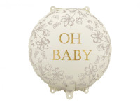 Oh Baby фольгована повітряна кулька пастилка, 35х35 см, мікс (1 о /1 ш