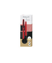 PELIKAN JAZZ NOBLE ELEGANCE RED Set: Fountain Pen + Pen