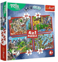 4-в-1 Подорожі головоломки Treflikow TREFL 34675 TREF
