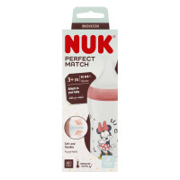 NUK PP пляшка 260мл силіконова соска Мінні Маус 107420361/6