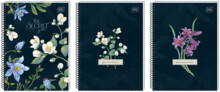 A5 100-сторінковий колісний блокнот з пер 70 г Гібридний Fiori Interprint
