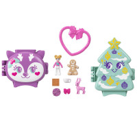 Поллі кишеньковий різдвяний компактний набір 2-Pack + 1 Micro Polly JGM53 WB10 лялька