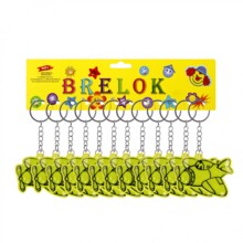 Світловідбиваючий брелок літак 6см op12pcs D42528