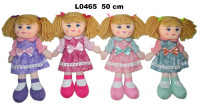 ГАНЧІРКА ЛЯЛЬКА 50CM КВІТКОВА СУКНЯ ROZ SA