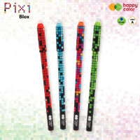 Ручка Pixi Blox Erasable, 0, 5 мм, синя, щасливого кольору PUD A'12