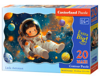 Пазл 20 ель. Максі Маленький астронавт CASTORLAND C-02450