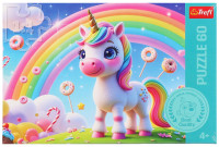 Головоломка 60 штук Candy World TREFL 17416